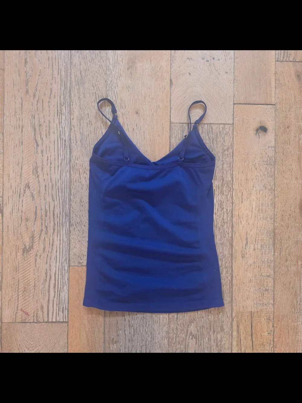 Vintage A/X Armani Exchange Purple V-Neck Shelf Bra Camisole Tank glam luxe